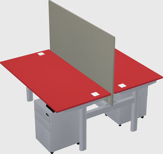 Shared electric desk