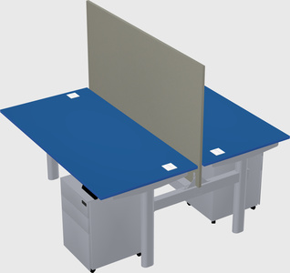 Shared electric desk