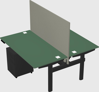 Shared electric desk
