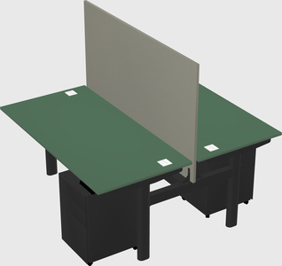 Shared electric desk