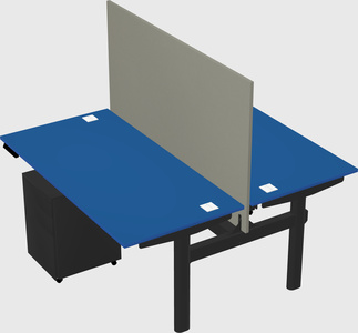 Shared electric desk