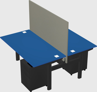 Shared electric desk