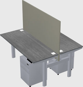 Shared electric desk