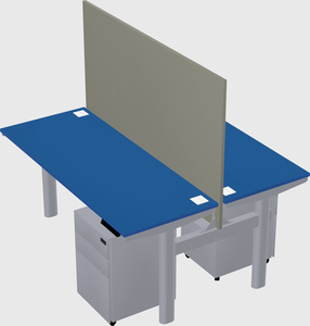 Shared electric desk