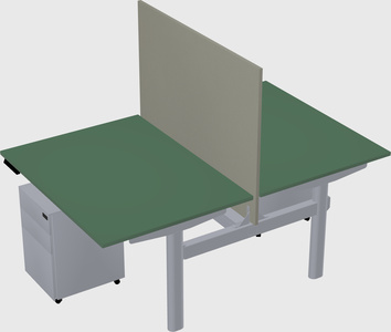 Shared electric desk