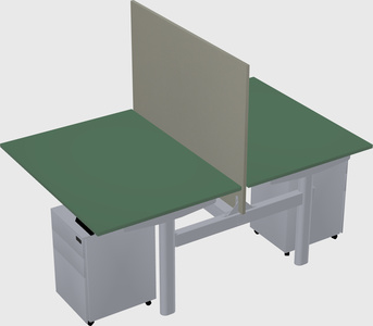 Shared electric desk