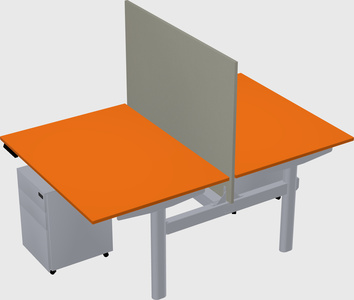 Shared electric desk