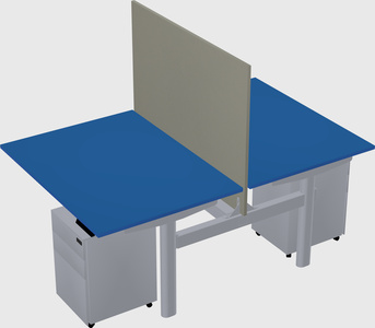 Shared electric desk