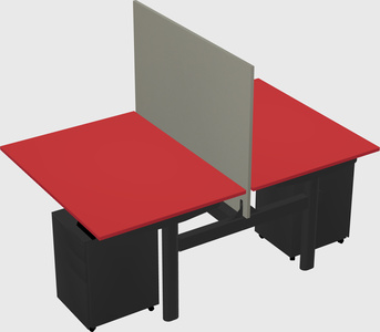 Shared electric desk