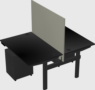 Shared electric desk