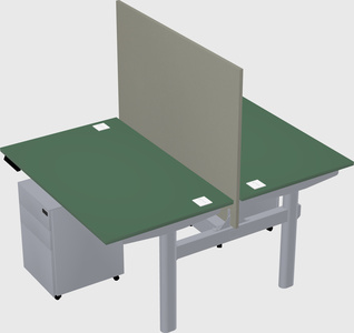 Shared electric desk