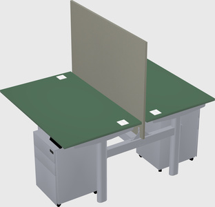 Shared electric desk