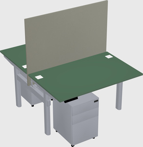 Shared electric desk