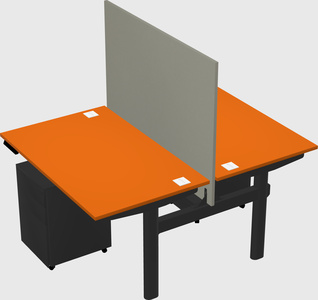 Shared electric desk