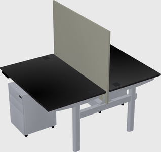 Shared electric desk
