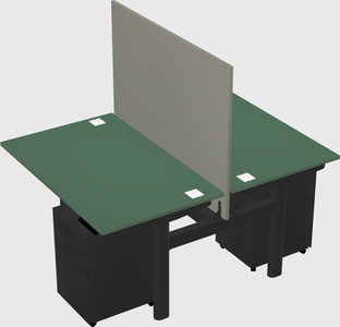 Shared electric desk