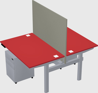 Shared electric desk