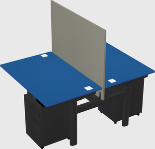 Shared electric desk