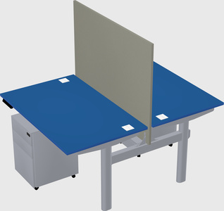 Shared electric desk