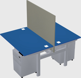 Shared electric desk