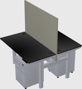 Shared electric desk
