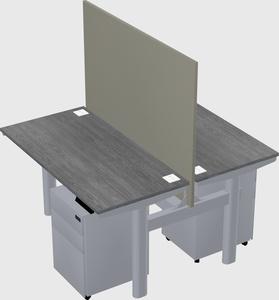 Shared electric desk
