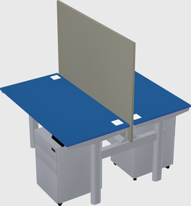 Shared electric desk