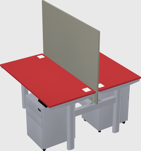 Shared electric desk