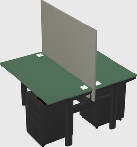 Shared electric desk