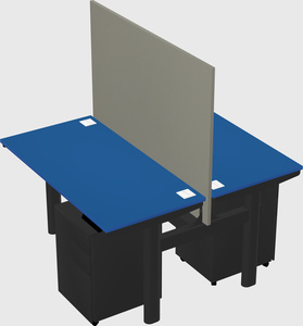 Shared electric desk