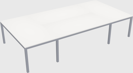 Shared office desks