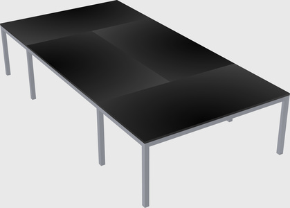 Shared office desks