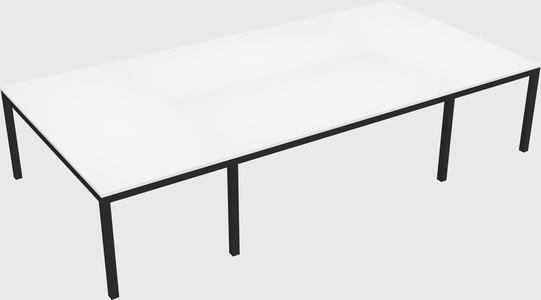 Shared office desks