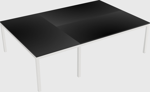 Shared office desks