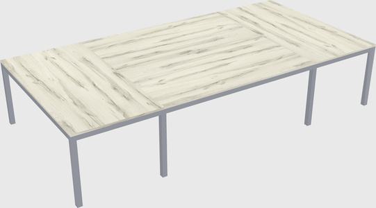 Shared office desks