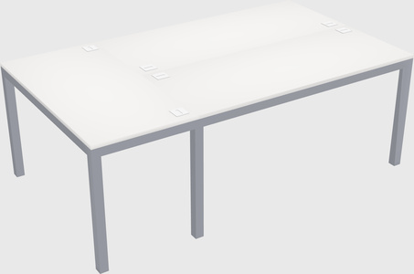 Shared office desks