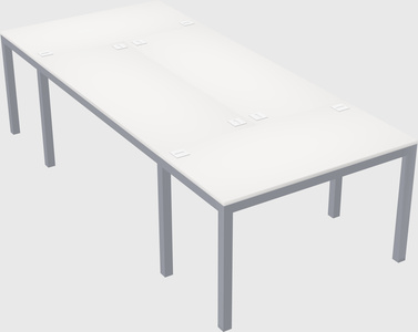 Shared office desks