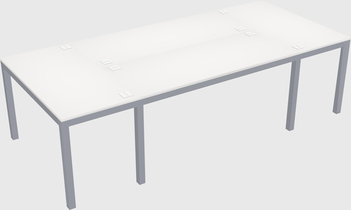 Shared office desks