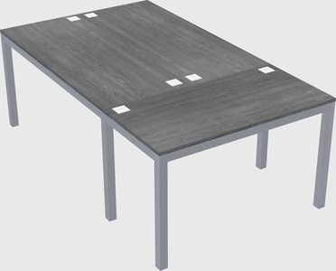 Shared office desks
