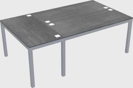 Shared office desks