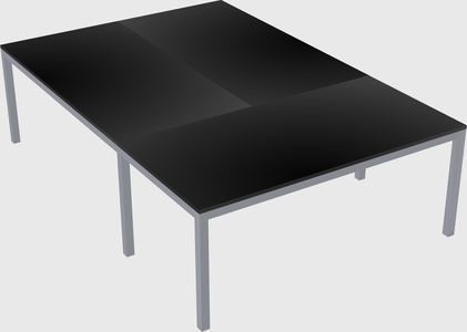 Shared office desks