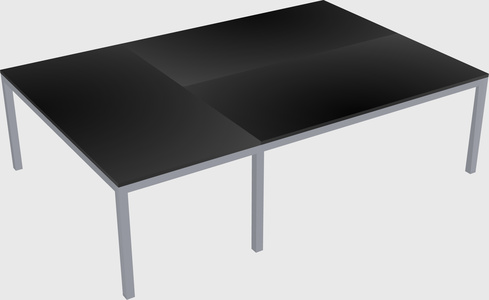 Shared office desks