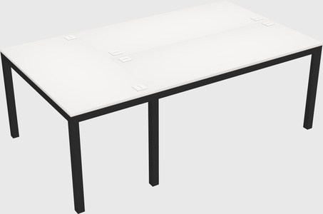 Shared office desks