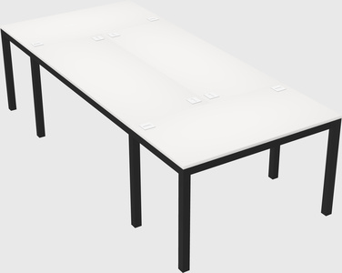 Shared office desks