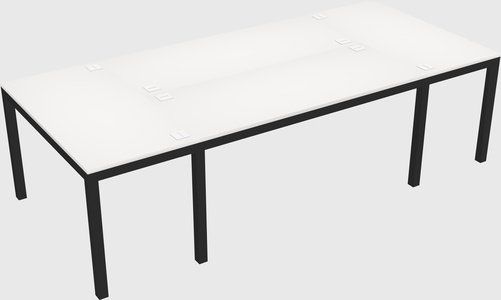 Shared office desks