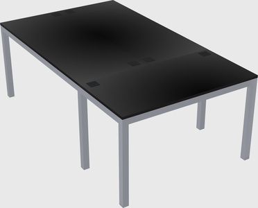Shared office desks