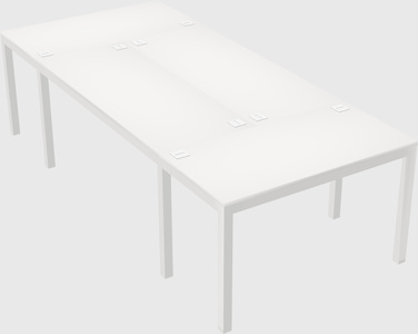 Shared office desks