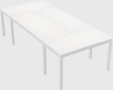 Shared office desks