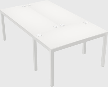 Shared office desks