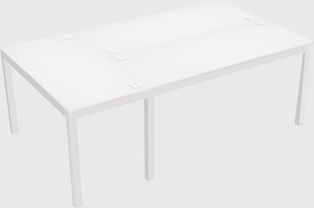 Shared office desks